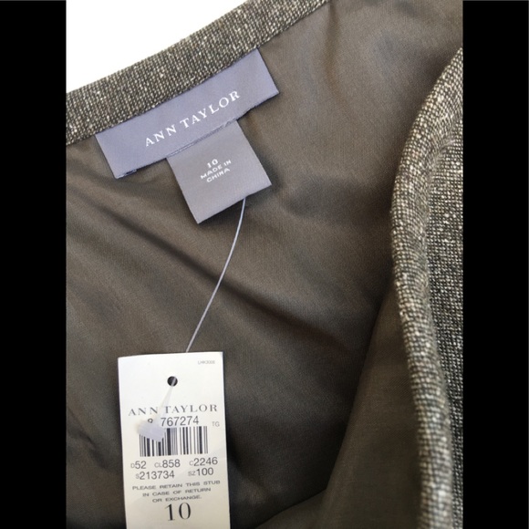 Ann Taylor Midi NWT tweed skirt - Picture 3 of 6